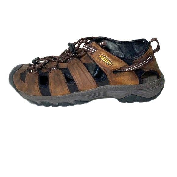 KEEN Men\'s Closed Toe Utility Hiking Shoes Size 9.5 1022427 Dark Brown main image 5
